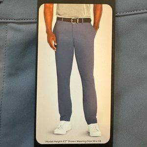 NWT Banana Republic Flat Front Pant Blue